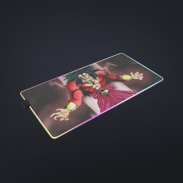 Dragon Ball Z Legendary Super Saiyan Broly 4 Dope Aura cool LED Mouse Pad