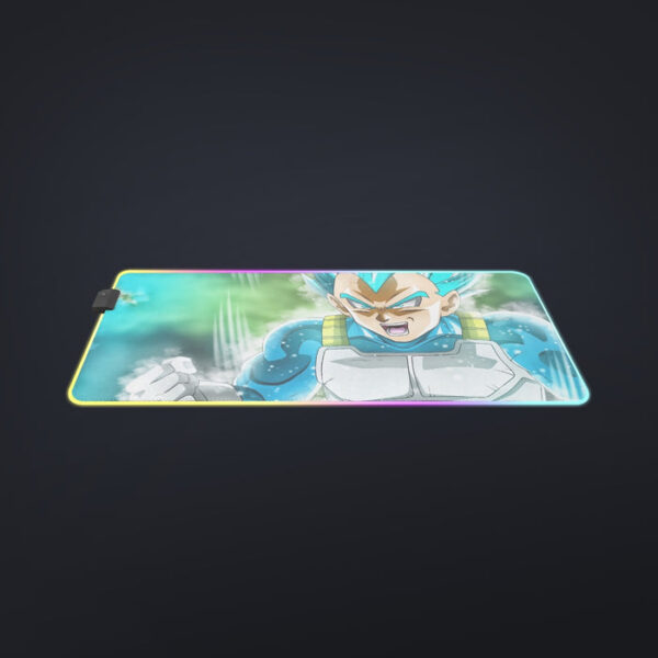 Dragon Ball Super Blue Vegeta Super Saiyan God Cool  cool LED  Mouse Pad