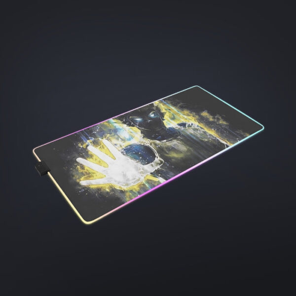 Dragon Ball Z Super Saiyan Vegeta Yellow Aura Epic cool LED  Mouse Pad