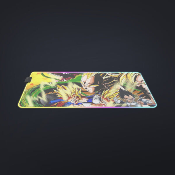 Dragon Ball GT Vegeta Transformations LED Mouse Pad