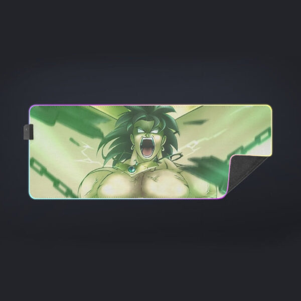 Dragon Ball Legendary Super Saiyan Broly 3D Full Print Streetwear Design cool LED Mouse Pad