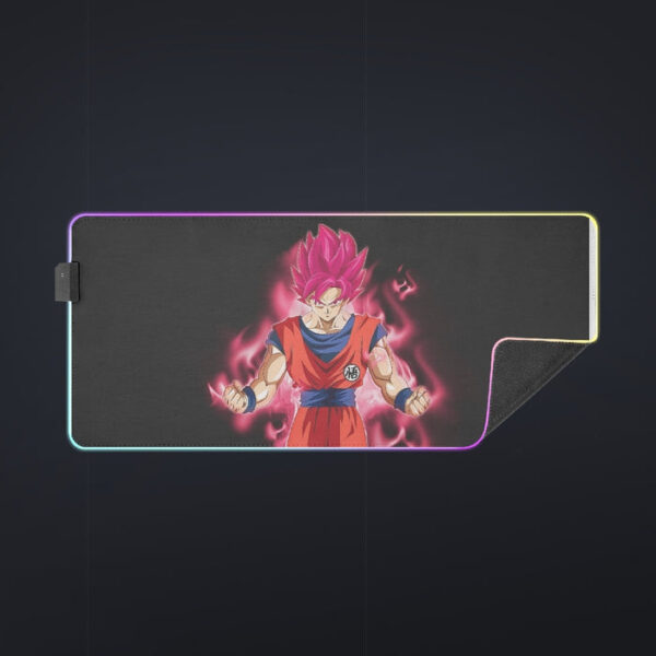 Dragon Ball Super Son Goku Red Kaioken Ultra Instinct cool LED Mouse Pad