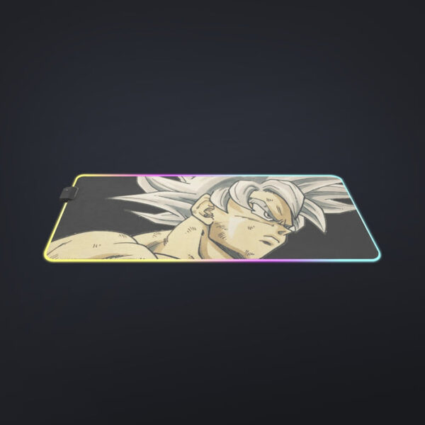 Dragon Ball Super Mastered Ultra Instinct Goku cool LED Mouse Pad