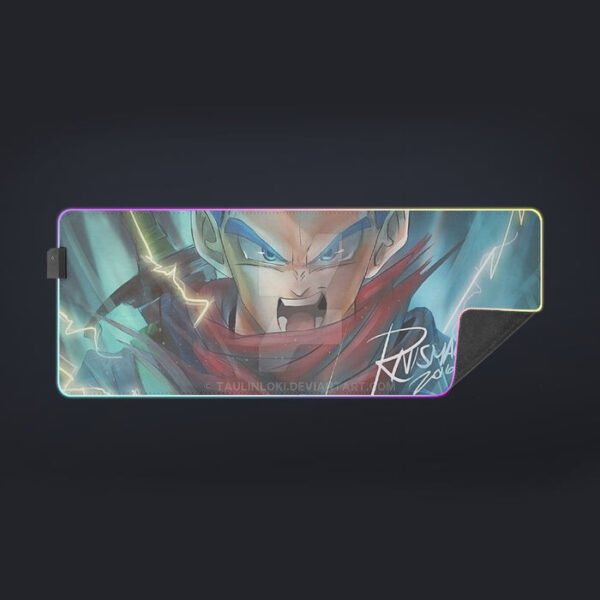 Dragon Ball Super Future Trunks Rage cool LED  Mouse Pad