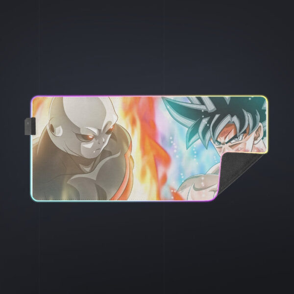 Dragon Ball Super Goku vs Jiren Overflowing Aura cool LED Mouse Pad