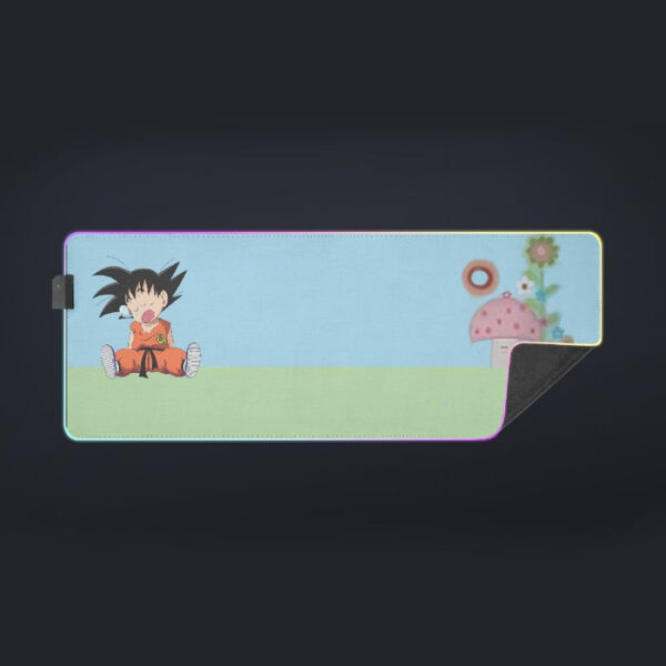 Dragon Ball Goku Kid Cute Day Dreamer Sleeping Anime Design  cool LED Mouse Pad