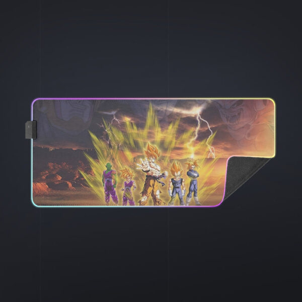 Piccolo Goku And Vegeta Dragon Ball Z  cool LED  Mouse Pad