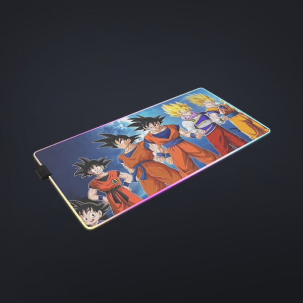 Dragon Ball Z Cool Goku Super Saiyan Transformation cool LED Mouse Pad