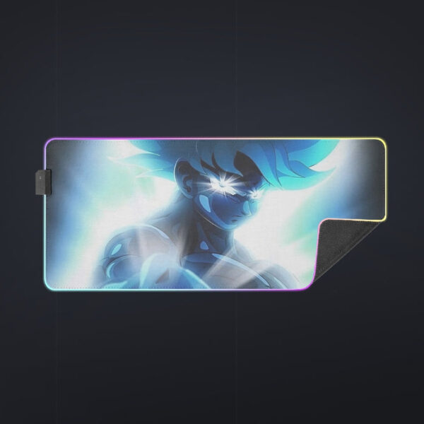 Dragon Ball Super Blue Son Goku Epic Ultra Instinct cool LED Mouse Pad