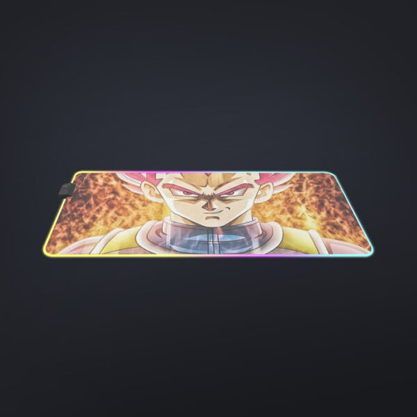 Dragon Ball Super Saiyan God Red Vegeta Cool Casual cool LED Mouse Pad