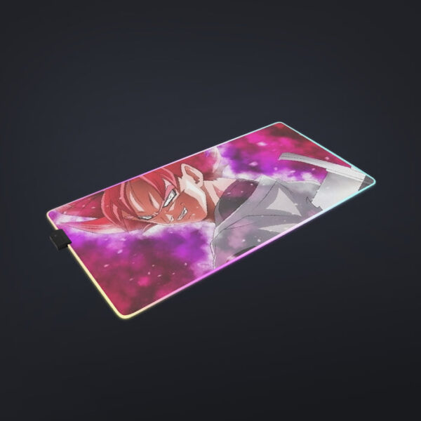 Dragon Ball Super Black Goku Rose Impaled Trunks Sword cool LED Mouse Pad