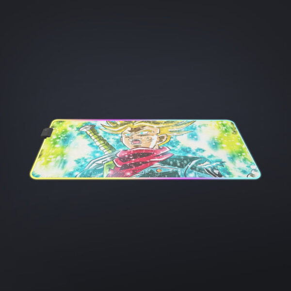 DBZ Trunks Super Saiyan Powerful Battle Ultimate Transformation Design cool LED Mouse Pad