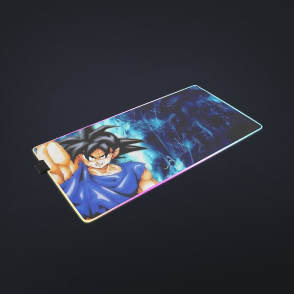 Dragon Ball Z Son Goku Cool Blue Aura Energy Ball cool LED Mouse Pad