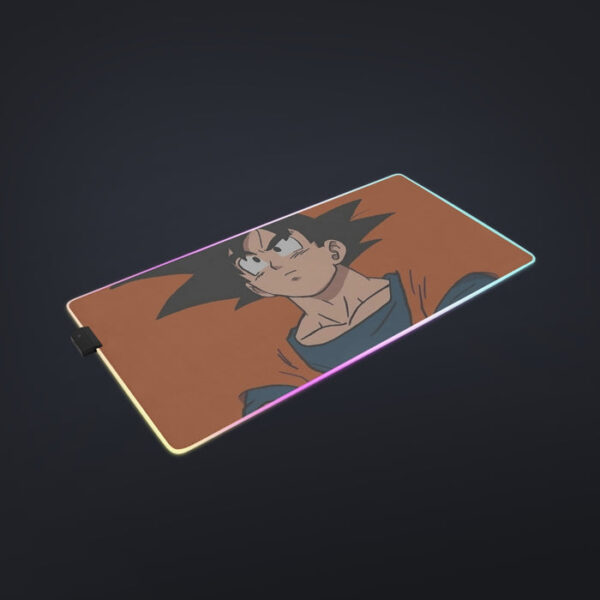 Goku Orange Minimalistic Background  cool LED Mouse Pad