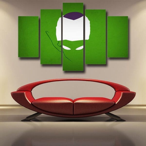 Dragon Ball Z  Evil King Piccolo Minimalist Interior Canvas