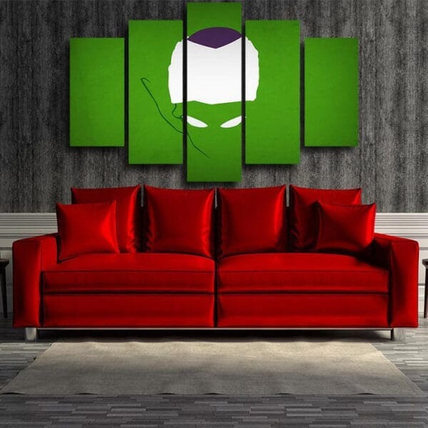 Dragon Ball Z  Evil King Piccolo Minimalist Interior Canvas