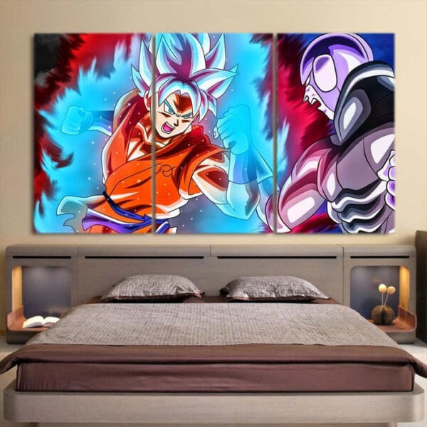 Dragon Ball Super  SSJ Blue Goku Vs Hit Canvas