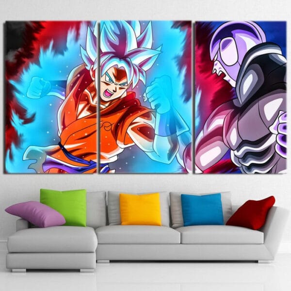 Dragon Ball Super  SSJ Blue Goku Vs Hit Canvas