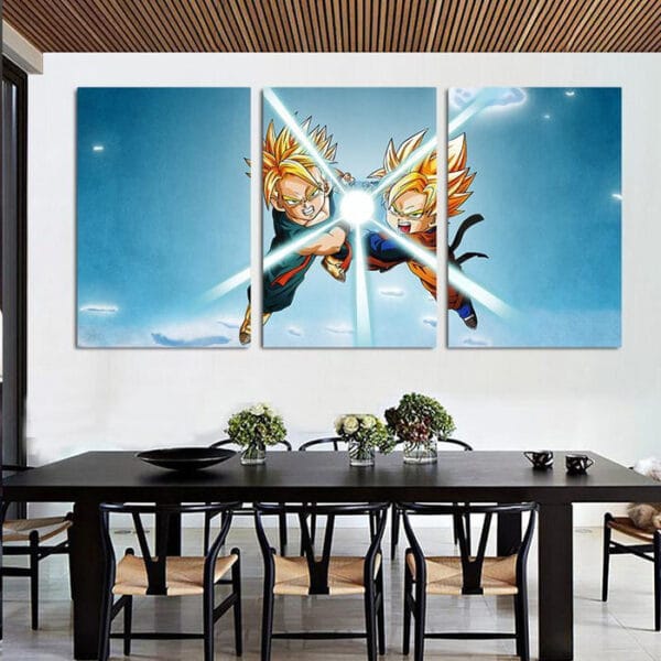 Dragon Ball Canvas  Goten Trunks Combined Kamehameha