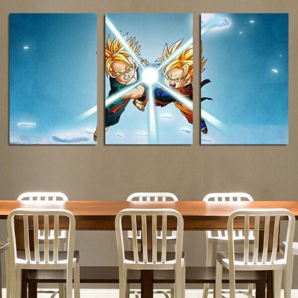 Dragon Ball Canvas  Goten Trunks Combined Kamehameha