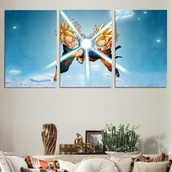 Dragon Ball Canvas  Goten Trunks Combined Kamehameha