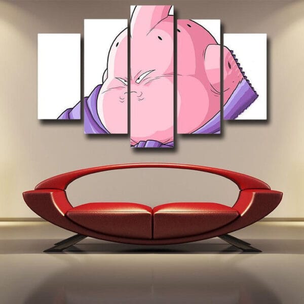 Dragon Ball Z Canvas  Mad Majin Buu Face