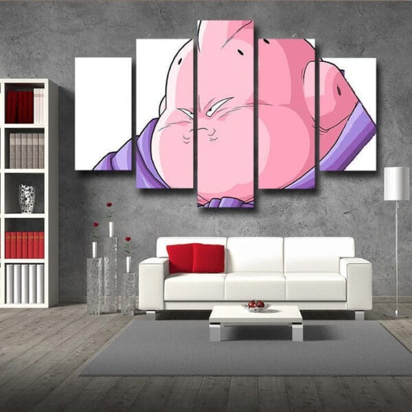 Dragon Ball Z Canvas  Mad Majin Buu Face