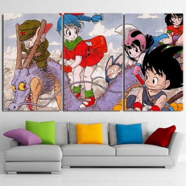 Dragon Ball Cartoon Canvas