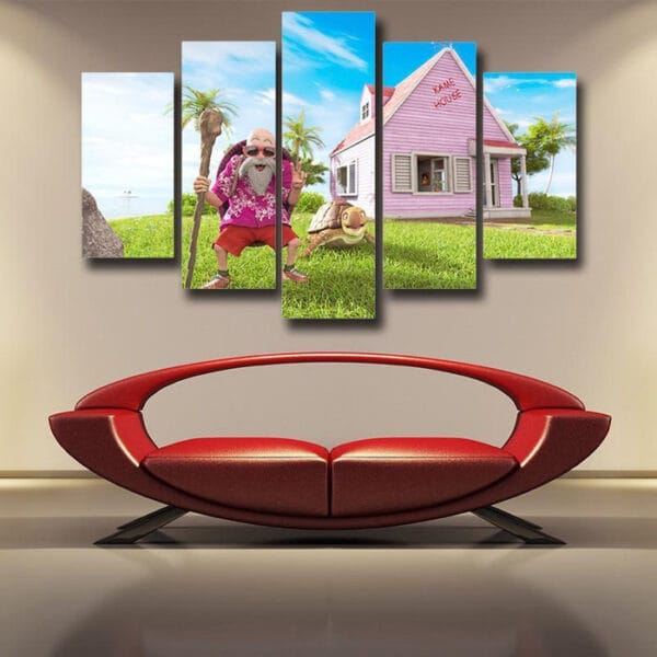 Dragon Ball Z  Master Roshi's Kame House Canvas