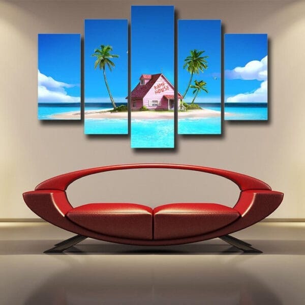 Dragon Ball Z  Kame House Canvas