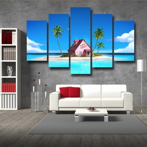 Dragon Ball Z  Kame House Canvas