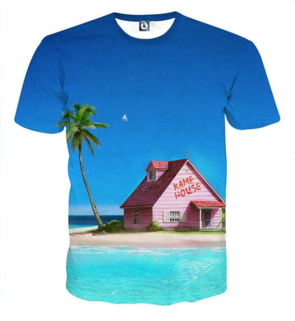 DBZ Master Roshi's Kame House Relax Vibe Concept Graphic T-Shirt