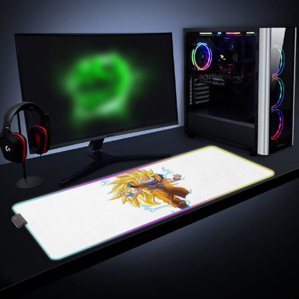 Goku Super Saiyan 3 cool LED  Mouse Pad