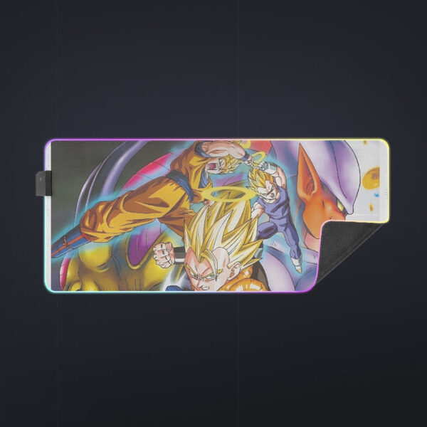 Dragon Ball Super Gogeta Super Saiyan Fusion Streetwear Design cool LED Mouse Pad