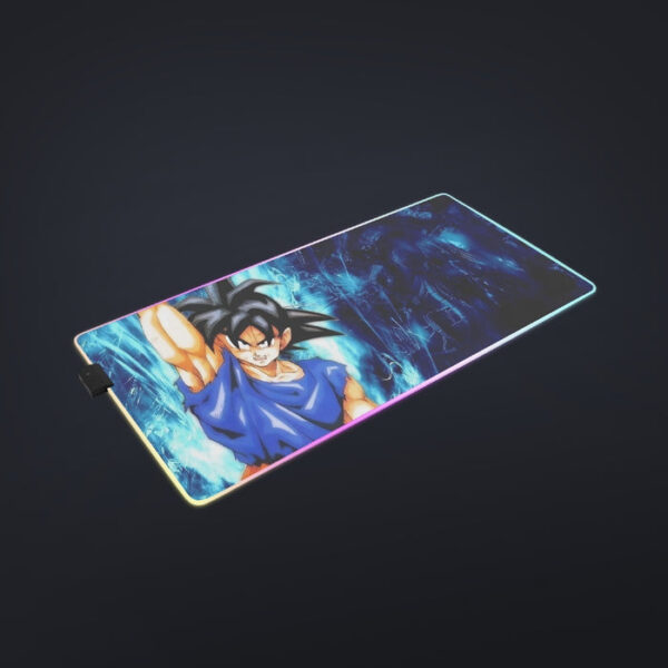 Dragon Ball Z Son Goku Cool Blue Aura Energy Ball cool LED Mouse Pad