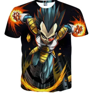 Dragon Ball Armored Vegeta Double Galick Cannon Dope T-Shirt