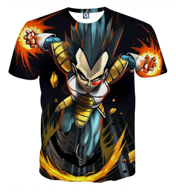 Dragon Ball Armored Vegeta Double Galick Cannon Dope T-Shirt