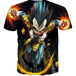 Dragon Ball Armored Vegeta Double Galick Cannon Dope T-Shirt
