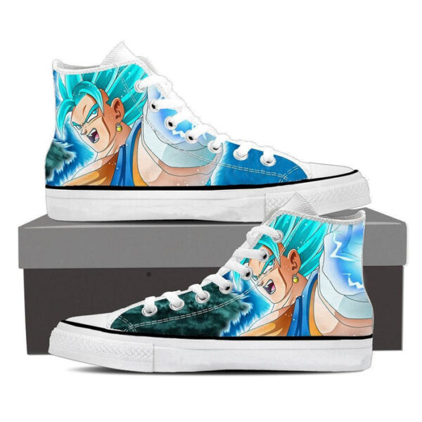 Dragon Ball Super Vegito SSJ Blue Converse Shoes