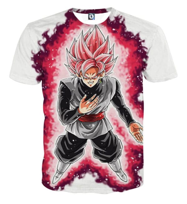 Dragon Ball Super Black Goku Rose 2 Super Saiyan Grin T-Shirt