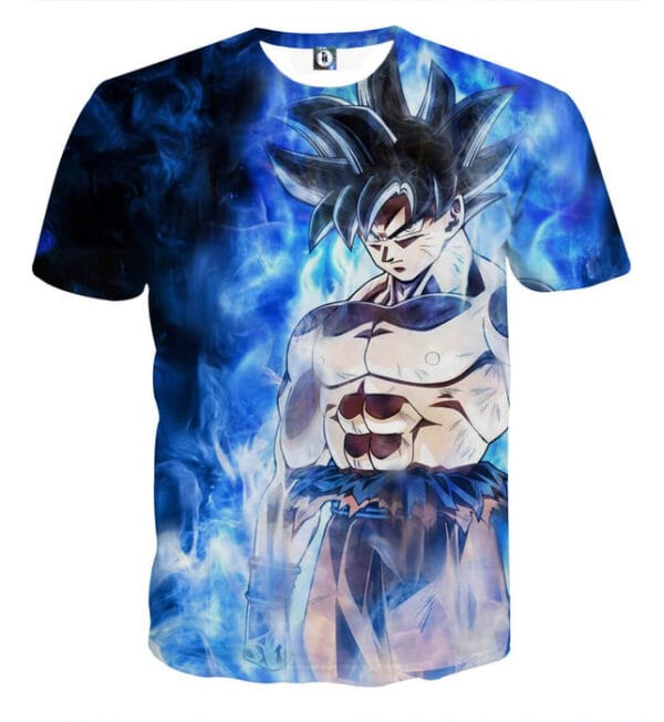 Dragon Ball Super Goku Ultra Instinct Blue Cool Casual T-Shirt