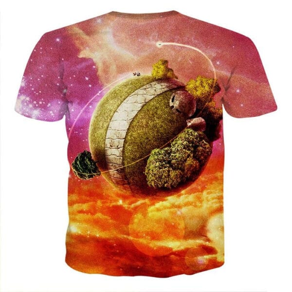 Dragon Ball Z Great King Kai Planet Cool Orange T-Shirt