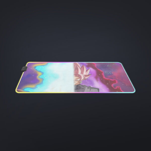 Dragon Ball Z Goku Super Saiyan God & Goku Black  cool LED Mouse Pad