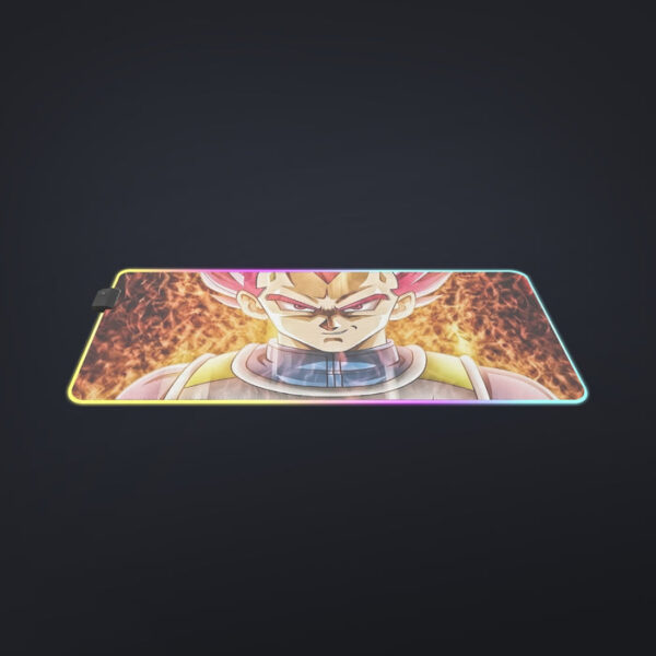 Dragon Ball Super Saiyan God Red Vegeta Cool Casual cool LED Mouse Pad