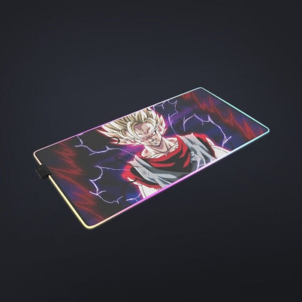 Dragon Ball Z  Super Saiyan Prince Vegeta cool LED Mouse Pad