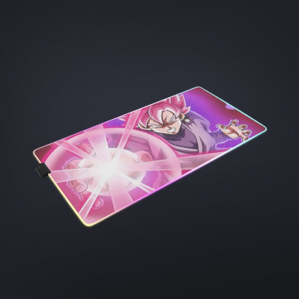 Goku Black Zamasu Super Saiyan Rose Powerful Aura Skills Dope cool LED Mouse Pad