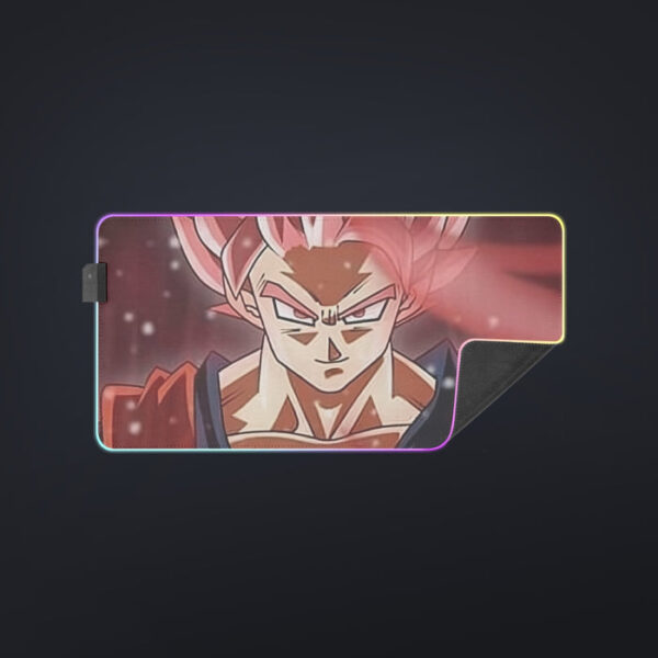 Dragon Ball Son Goku Super Saiyan Rose Portrait Cool LED Gaming Mouse Pad