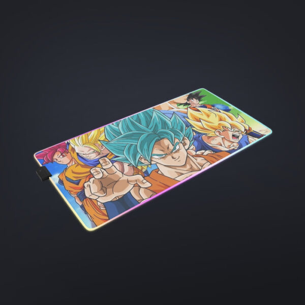 DBZ Goku Saiyan God Blue SSGSS Whis Symbol Cool Design cool LED  Mouse Pad