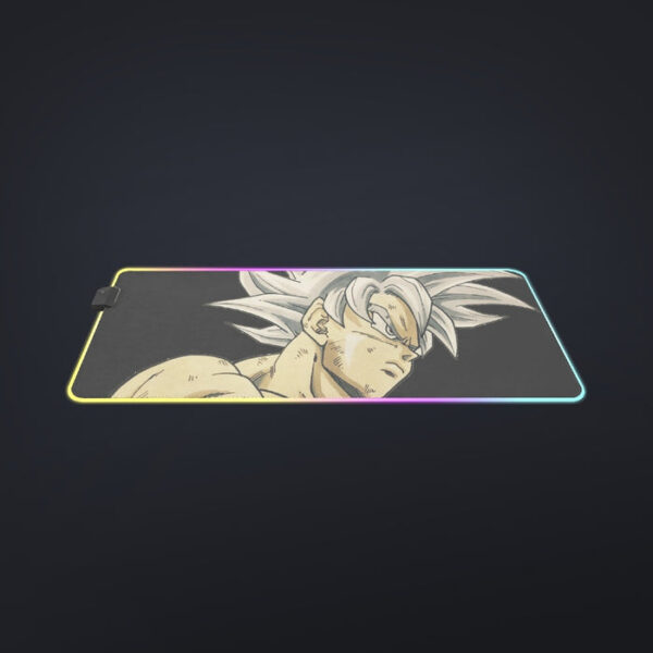 Dragon Ball Super Mastered Ultra Instinct Goku cool LED Mouse Pad