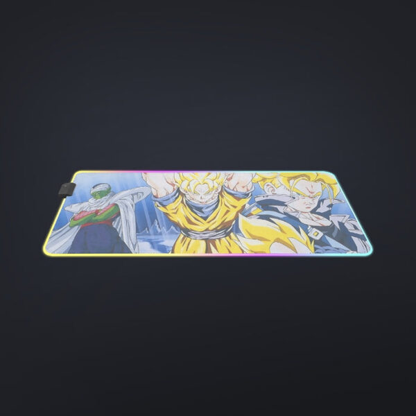 DBZ Goku Saiyan Spirit Bomb Vegeta Piccolo Gohan Trunks Vibrant Design  cool LED Mouse Pad